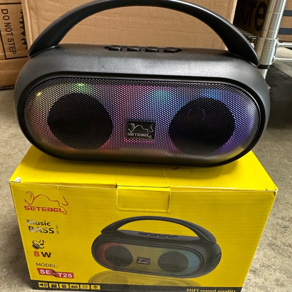 NEW Portable Bluetooth Speaker with RGB LIGHTS